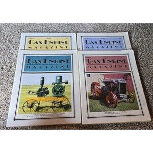 Vintage Gas Engine Magazine from April- July 1988 (Hit & Miss & Tractors)